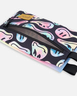 Double Pencil Case Smiley Face Girl - H20ZEC_018