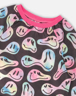 School Apron Smiley Face Girl - H20ZTA_018