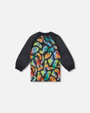 School Apron Smiley Face Boy - H20ZTA_033