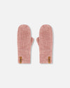 Mid-Season Knit Mittens Dusty Pink - H20ZW07_643
