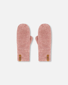 Mid-Season Knit Mittens Dusty Pink - H20ZW07_643