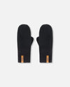 Mid-Season Knit Mittens Black - H20ZW07_999