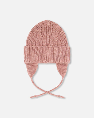 Baby Mid-Season Knit Hat Dusty Pink - H20ZW08_643