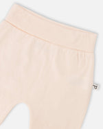 Organic Cotton Jersey Evolutive Pants Peach - H30A20_06006