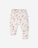 Cotton Jersey Evolutive Pants White Printed Strawberries - H30A20_3H058