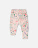 2 Pack Cotton Jersey Evolutive Pants Pink Printed Berries And White Strawberry Print - H30A21_3H058