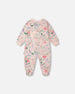 Organic Cotton Jersey One-Piece Pyjama Pink Printed Berries - H30A40US_3H059