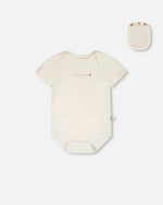 Evolutive Organic Cotton Jersey Onesie White - H30A70_01000