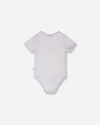 Evolutive Cotton Rib Jersey Onesie Lilac - H30A70_05001