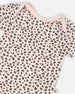 Evolutive Organic Cotton Jersey Onesie Peach Animal Print - H30A70_3H056