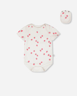 Evolutive Cotton Jersey 3 Pack Onesie White - H30A71_01000