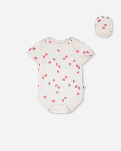 Evolutive Cotton Jersey 3 Pack Onesie White - H30A71_01000