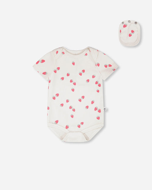 Evolutive Cotton Jersey 3 Pack Onesie White - H30A71_01000