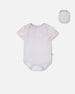 Evolutive Cotton Jersey 3 Pack Onesie White - H30A71_01000