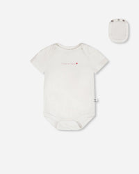 Evolutive Cotton Jersey 3 Pack Onesie White - H30A71_01000