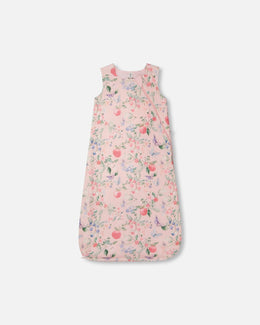 Cotton Jersey Muslin Sleep Sack Pink Printed Berries - H30ASB_3H059