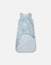 Cotton Jersey Muslin Sleep Sack Blue Turtle Print - H30ASB_3H061