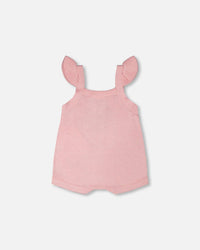 Knit Strawberry Romper Light Pink - H30BT44_06007