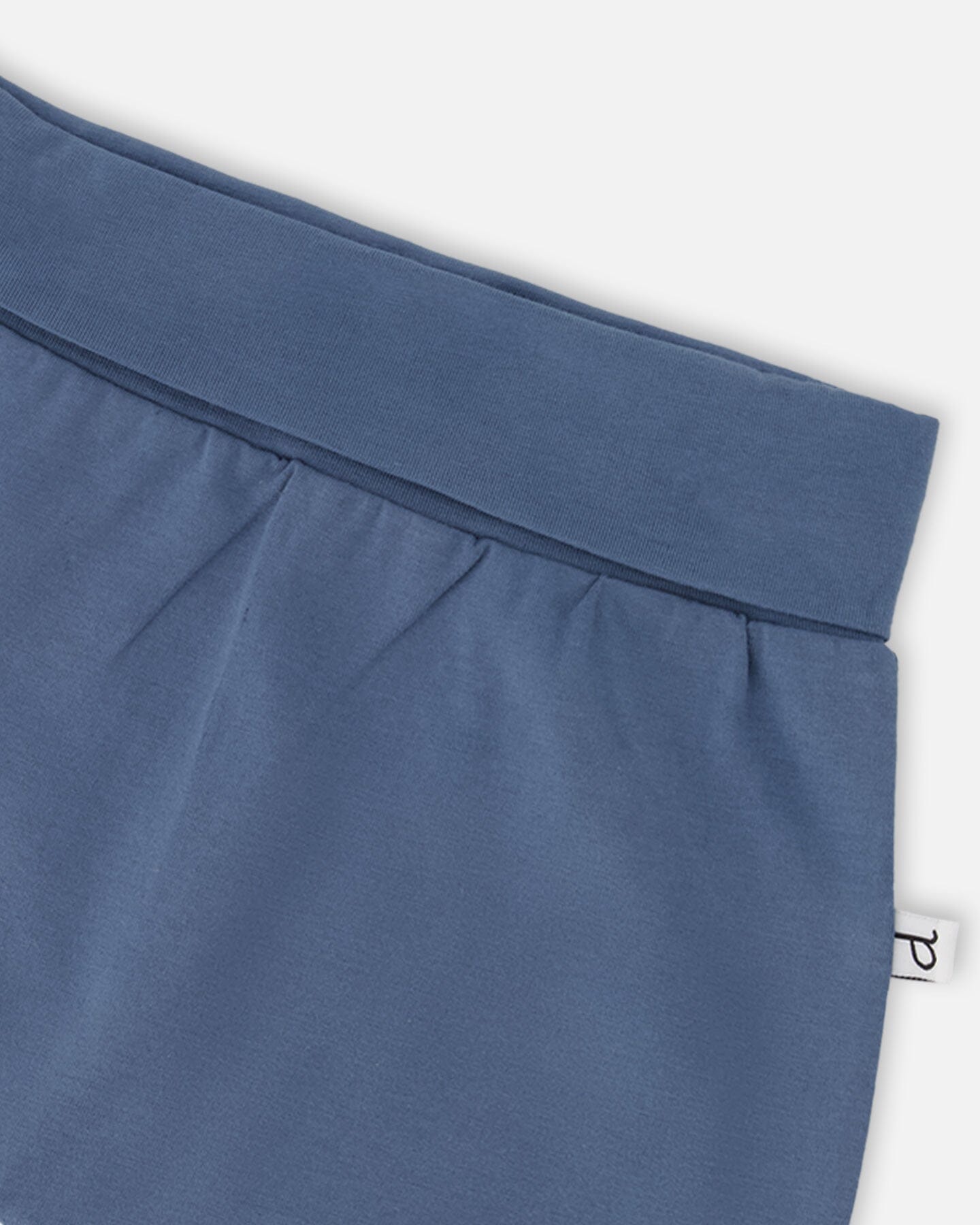 Organic Cotton Jersey Evolutive Pants Medium Blue - H30C20_04770