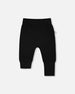 Organic Cotton Jersey Evolutive Pants Black - H30C20_09990