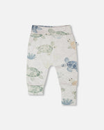 2 Pack Organic Cotton Jersey Evolutive Pants Medium Blue - H30C21_04770