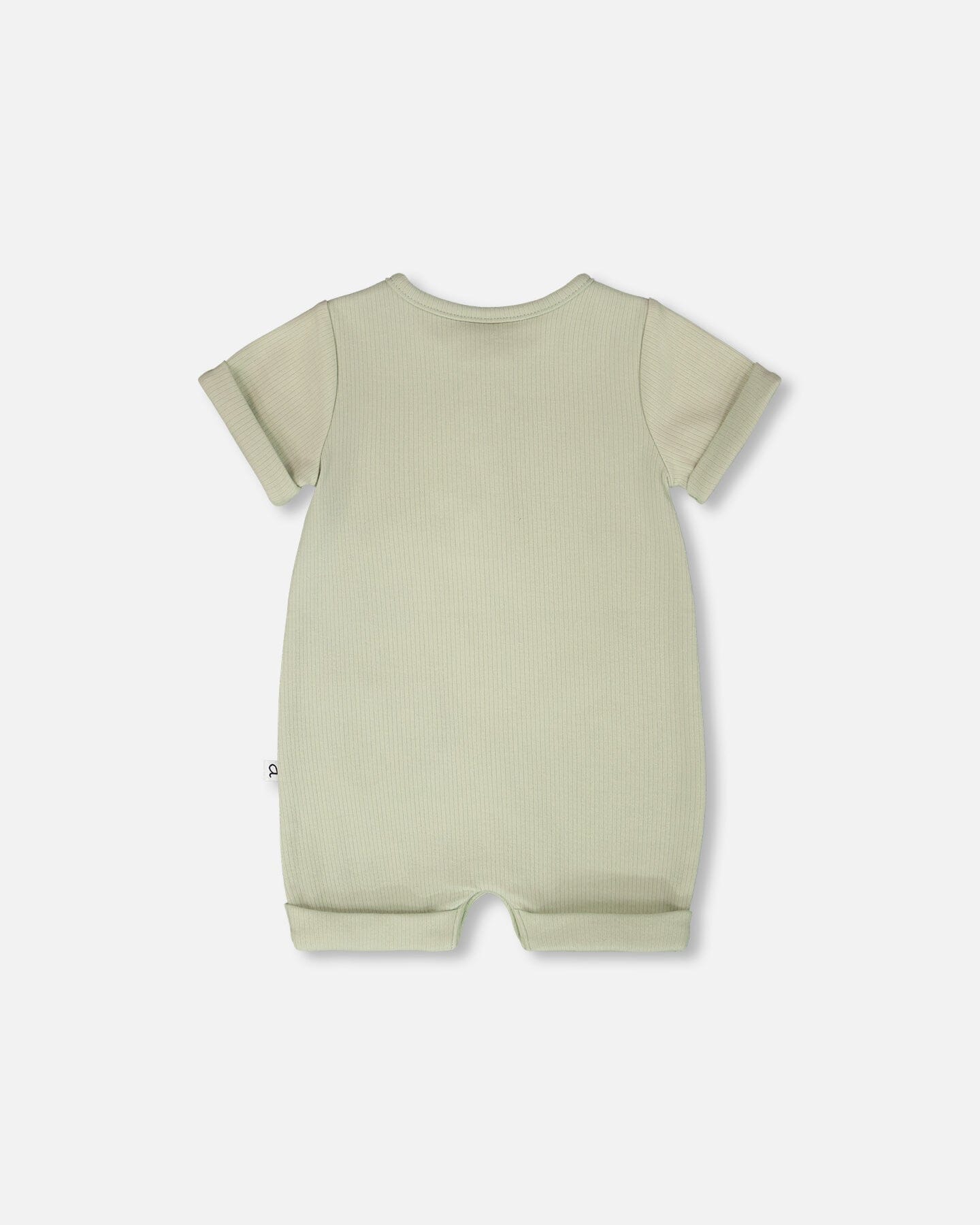 Cotton Rib Romper Sage Green - H30C40_03011