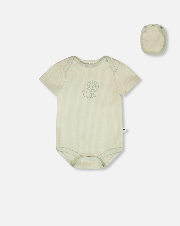 Evolutive Jersey Onesie Sage Green - H30C70_03011