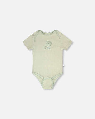 Evolutive Jersey Onesie Sage Green - H30C70_03011