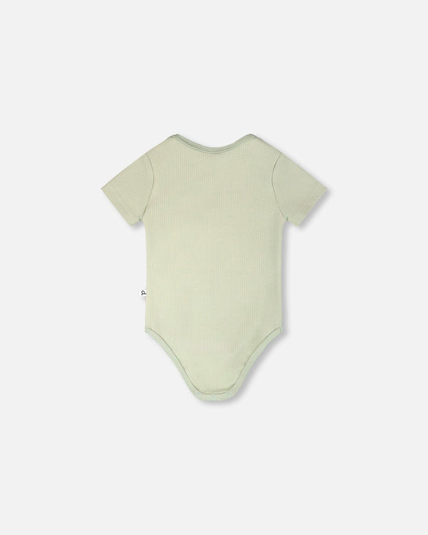 Evolutive Jersey Onesie Sage Green - H30C70_03011