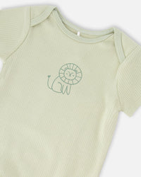 Evolutive Jersey Onesie Sage Green - H30C70_03011