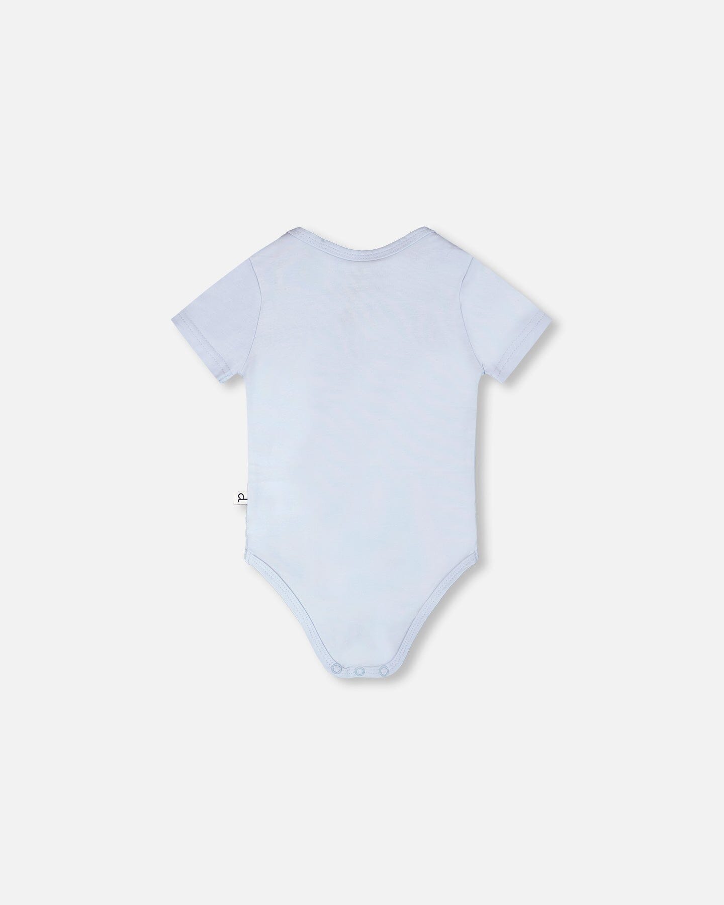 Evolutive Organic Cotton Jersey Onesie Sky Blue - H30C70_04005