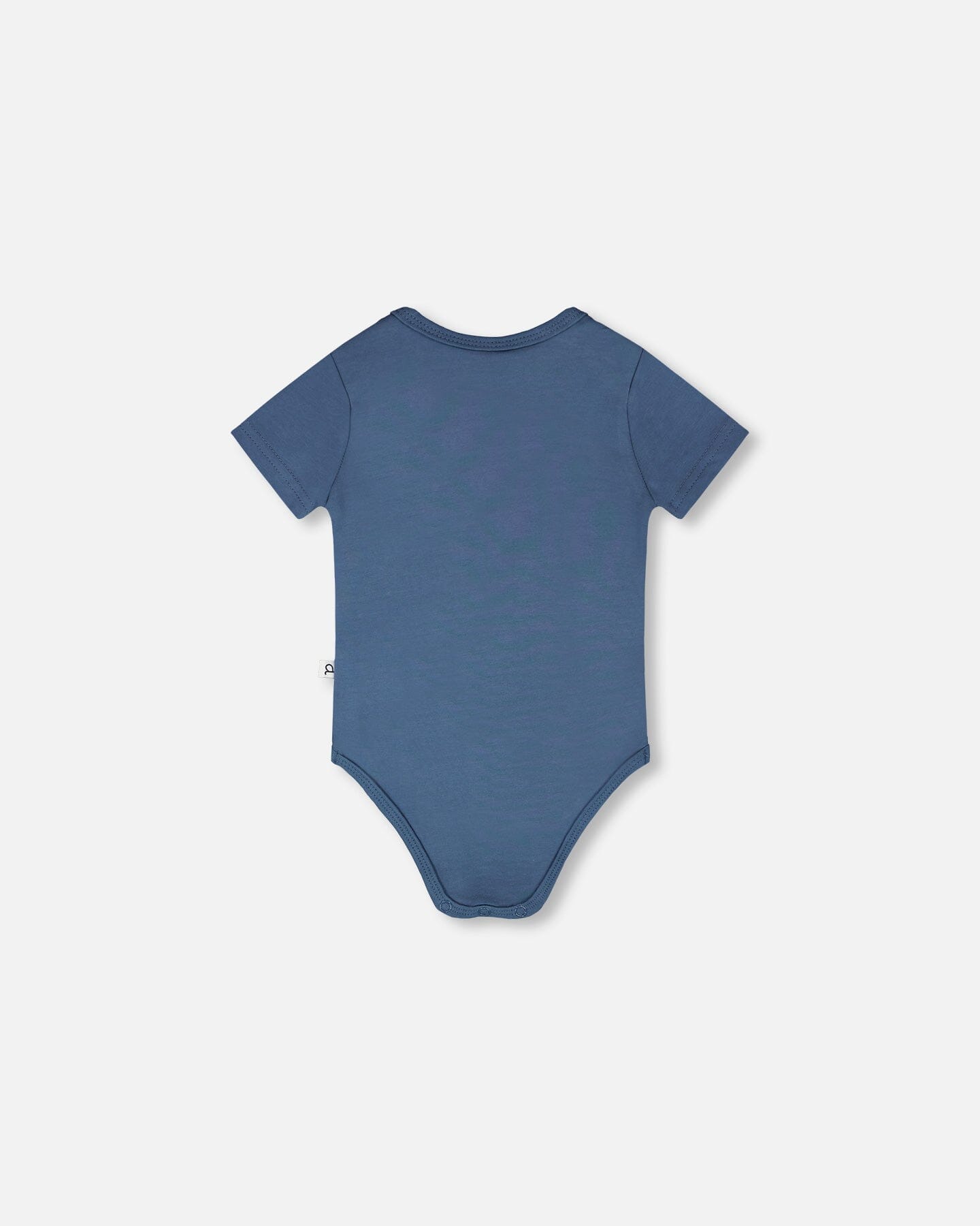 Evolutive Organic Cotton Jersey Onesie Medium Blue - H30C70_04770