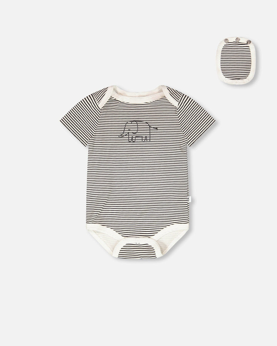 3 Pack Evolutive Organic Cotton Jersey Onesies Sage Green - H30C71_09990