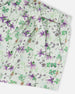 Jersey Shorts Green Printed Flowers - H30E26_3H048