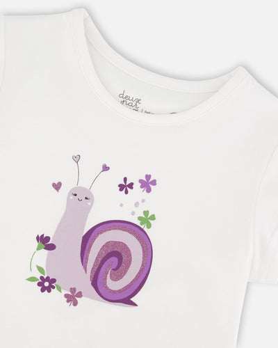 Organic Cotton Jersey T-Shirt White - H30E71_01000
