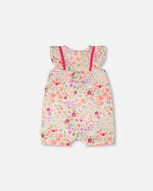 Romper Off White Printed Flowers - H30F40_3H050