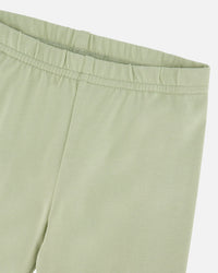 Organic Cotton Jersey Capri Light Khaki Green - H30F60_03910