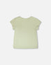 Organic Cotton Jersey T-Shirt Light Khaki Green - H30F70_03910