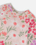 French Terry Dress Pink Printed Flowers - H30F86_3H216