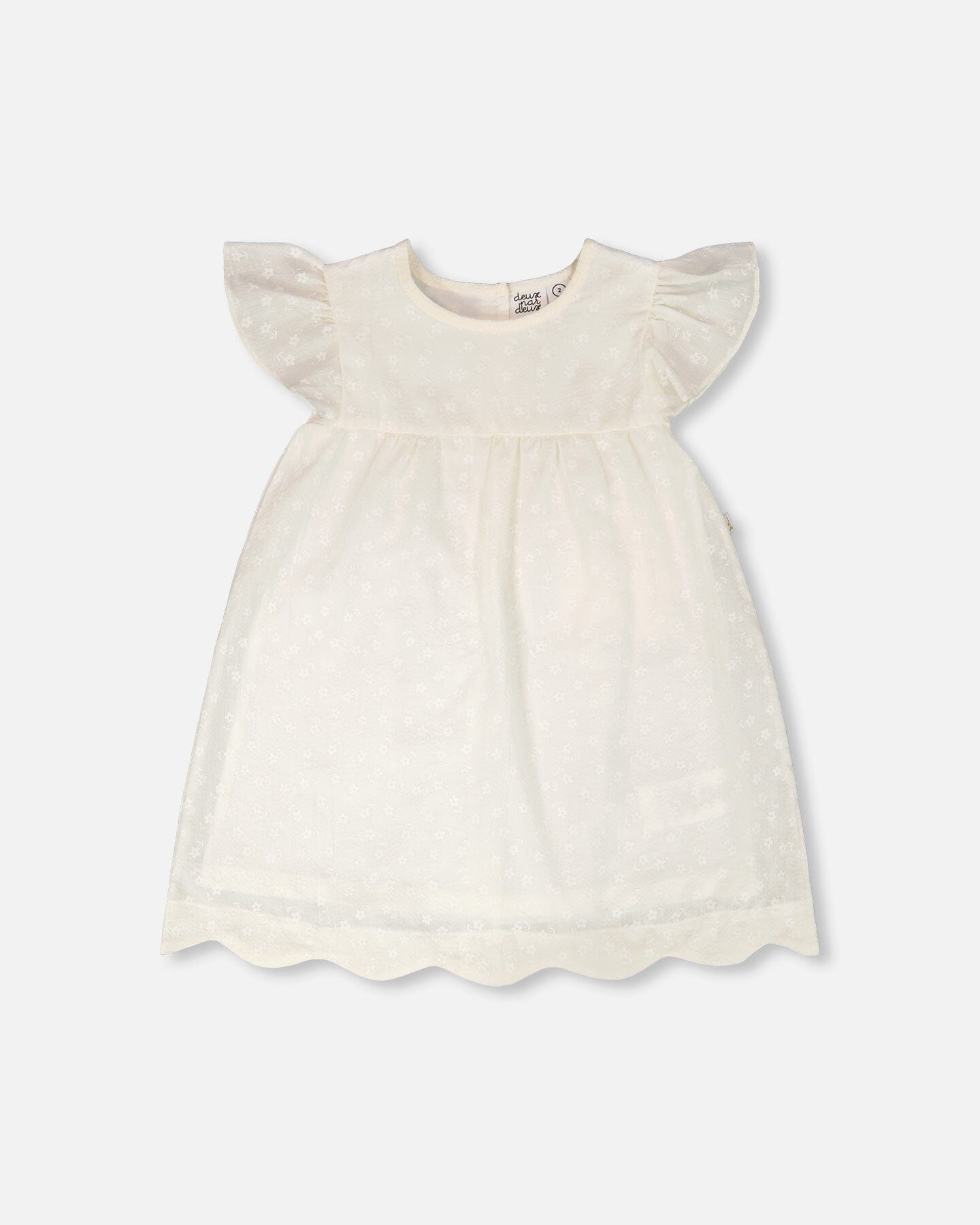 Printed Poplin Dress Off-White - H30F88_01010