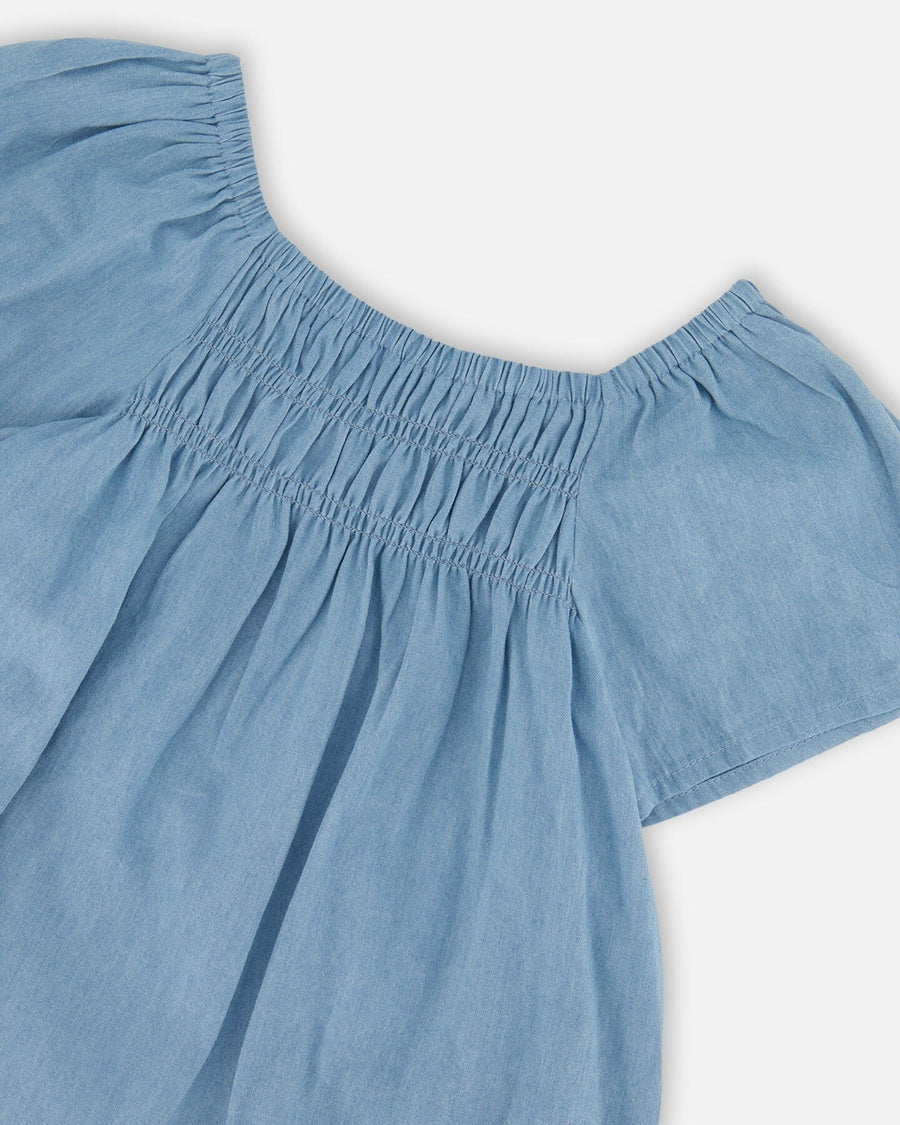 Blue Chambray Top - H30G15_3H129