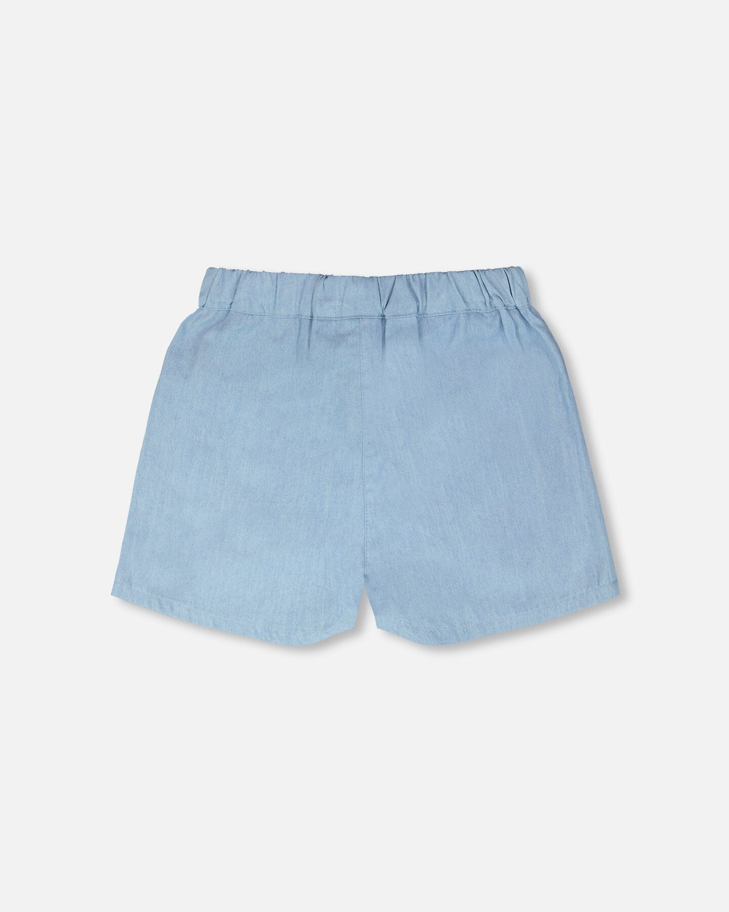 Blue Chambray Shorts - H30G28_3H129
