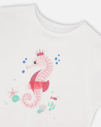 Organic Cotton Jersey T-Shirt White - H30G70_01000