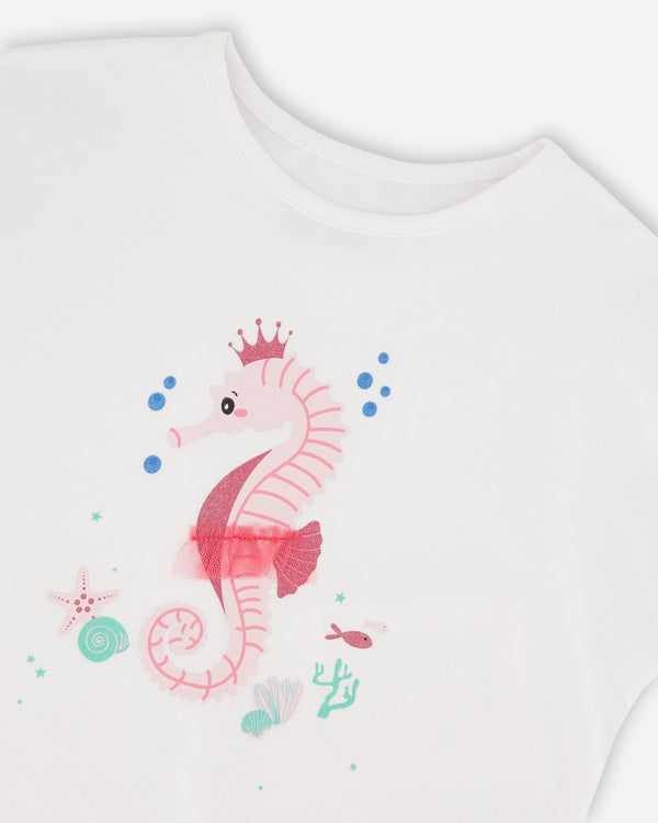 Organic Cotton Jersey T-Shirt White - H30G70_01000