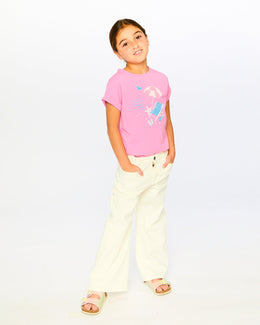 Organic Cotton Jersey T-Shirt Pink - H30G70_06970