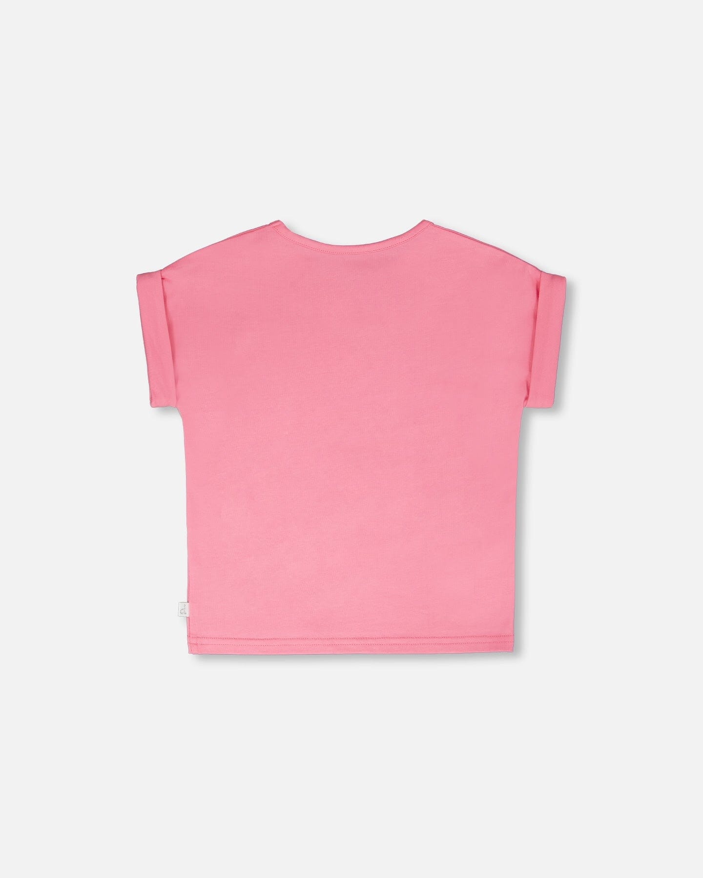 Organic Cotton Jersey T-Shirt Pink - H30G70_06970