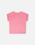 Organic Cotton Jersey T-Shirt Pink - H30G70_06970