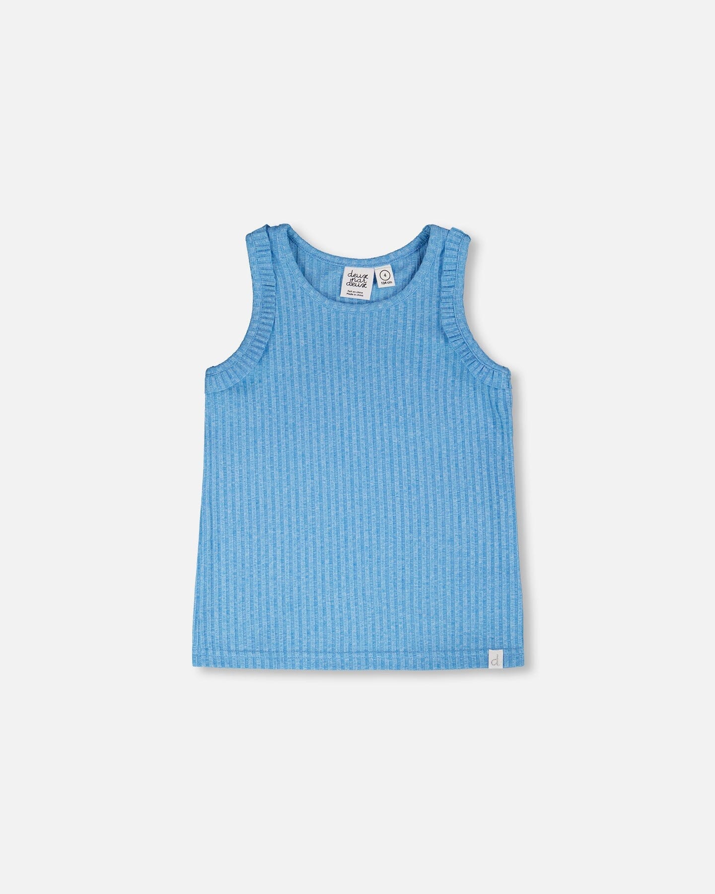 Rib Tank Top Blue - H30G73_04380
