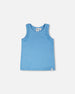 Rib Tank Top Blue - H30G73_04380
