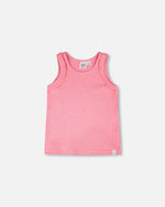 Rib Tank Top Pink - H30G73_06970